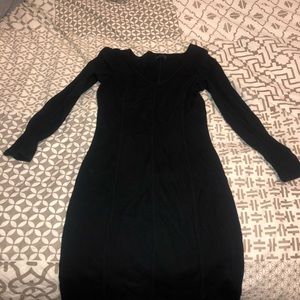 American Eagle Black body con dress